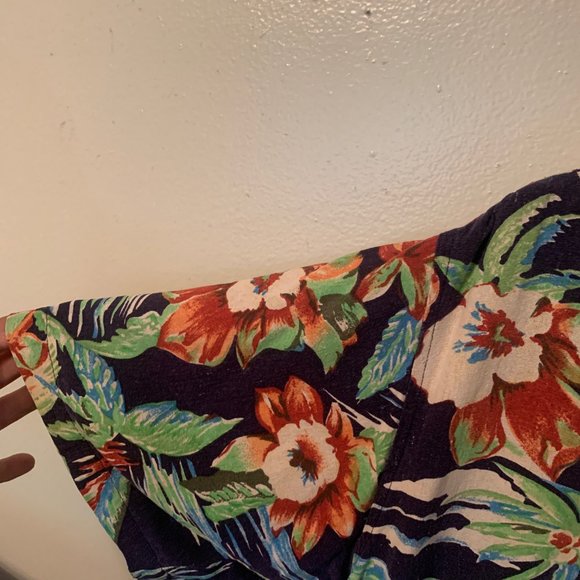 Vintage Untied Tropical Island Hawaiian Mens L EUC - Picture 6 of 6